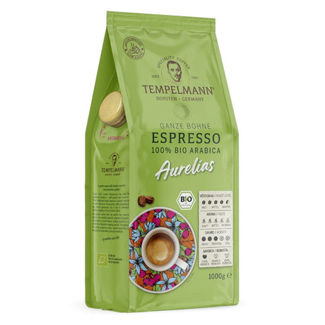 Produkt TEMPELMANN Kawa ziarnista Kawa ziarnista TEMPELMANN Aurelias Espresso BIO 1kg 052713