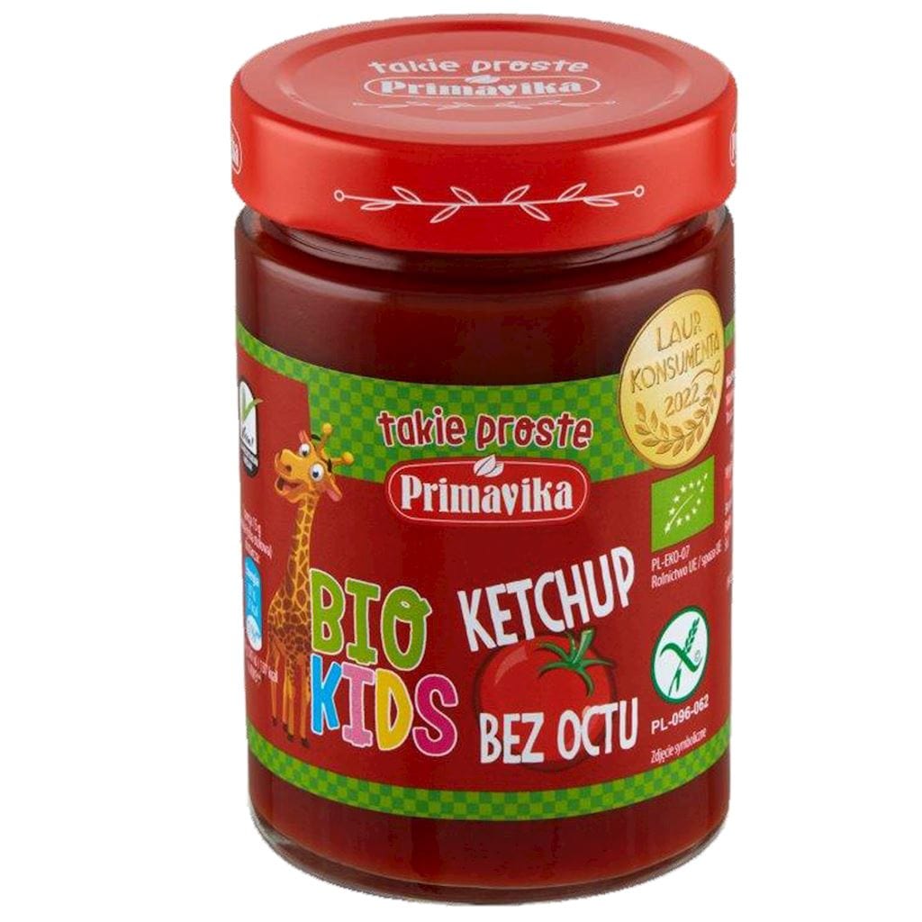 Produkt PRIMAVIKA (przetwory i pasty vege) KETCHUP BEZ OCTU DLA DZIECI BEZGLUTENOWY BIO 315 g - PRIMAVIKA (PRIMAECO) (BIO KIDS) 5900672305319