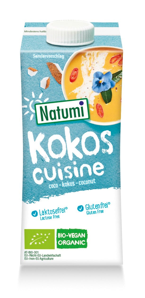 Produkt NATUMI (napoje i kremy roślinne) KREM KOKOSOWY DO GOTOWANIA I PIECZENIA BEZGLUTENOWY BIO 200 ml - NATUMI 9020200029251