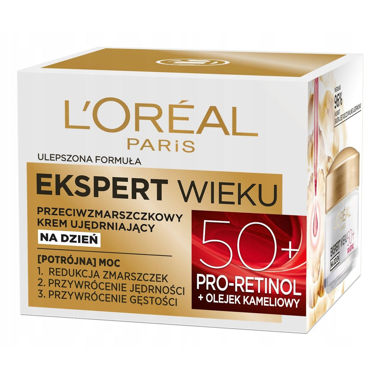 Produkt LOREAL Krem na dzień L'OREAL Ekspert Wieku 50+ przeciwzmarszczkowy 50ml 031478