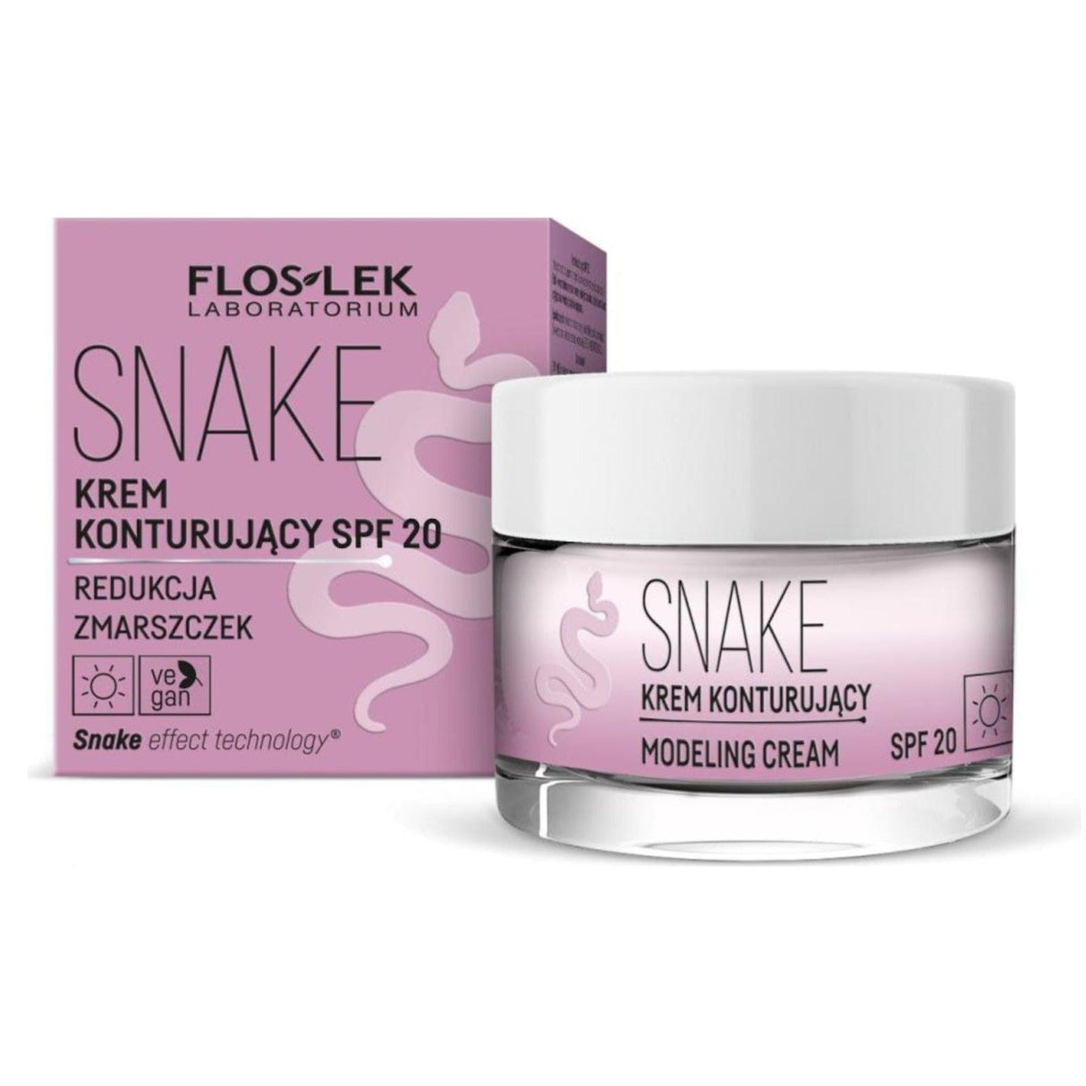 Produkt FLOSLEK Kremy do twarzy Krem konturujący FLOSLEK Snake SPF 20 na dzień 50ml 002151