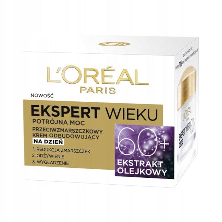 Produkt LOREAL Kremy do twarzy Krem na dzień L'OREAL Ekspert Wieku 60+ przeciwzmarszczkowy 50ml 033038
