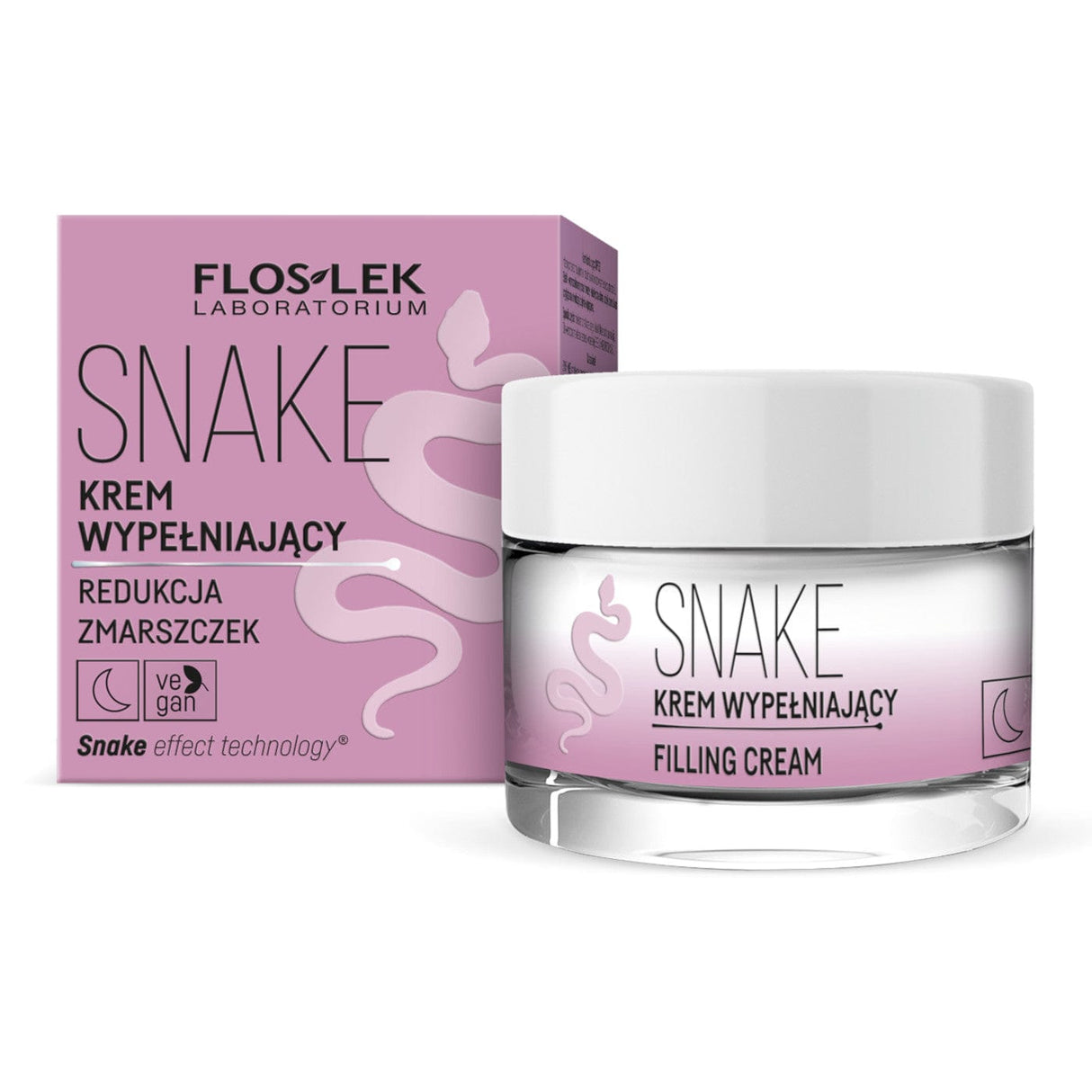 Produkt FLOSLEK Kremy do twarzy Krem wypełniający FLOSLEK Snake na noc 50ml 002153