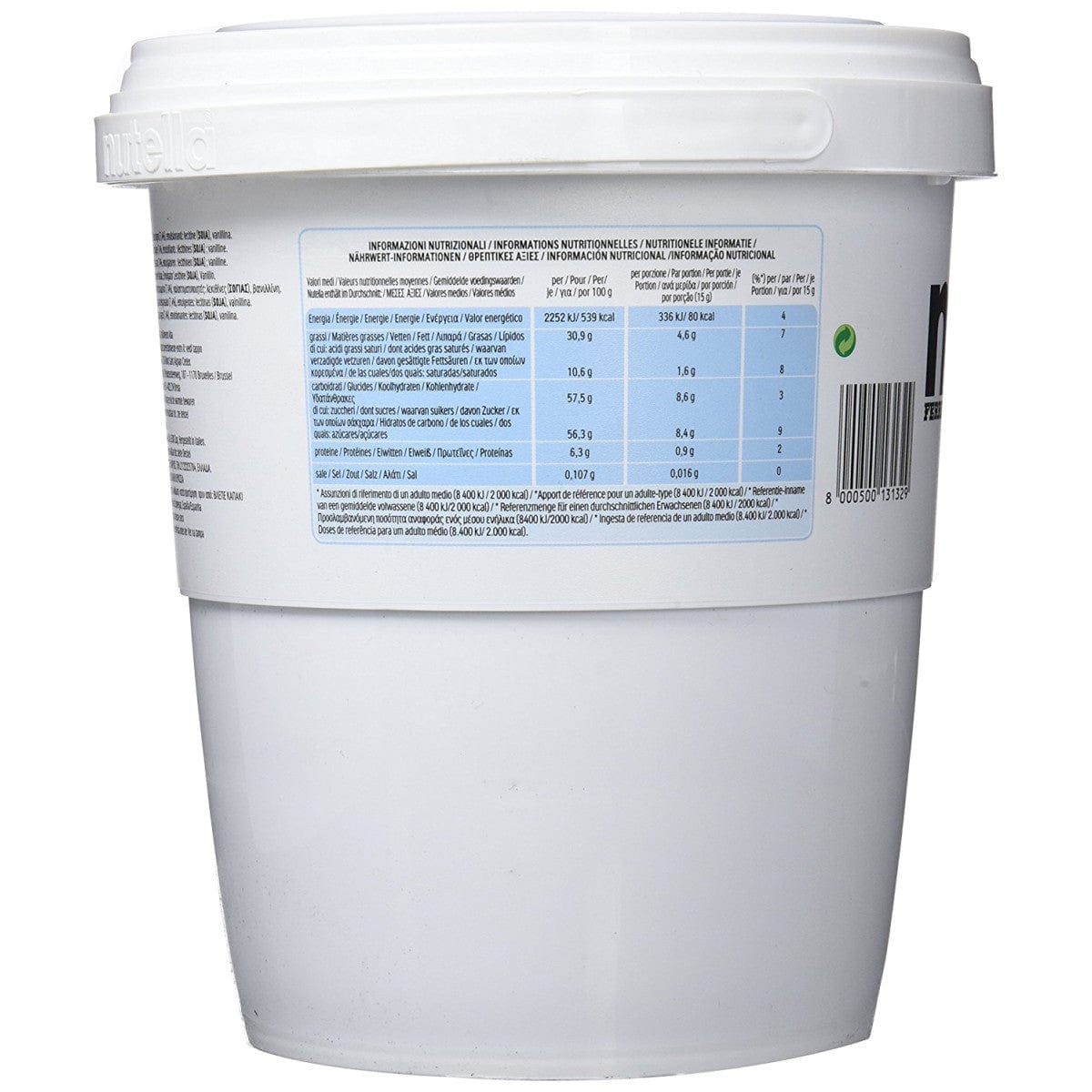 Produkt NUTELLA Kremy i smarowidla 30x Krem czekoladowy NUTELLA do smarowania z orzechami laskowymi i kakao 3 kg K_011736_30