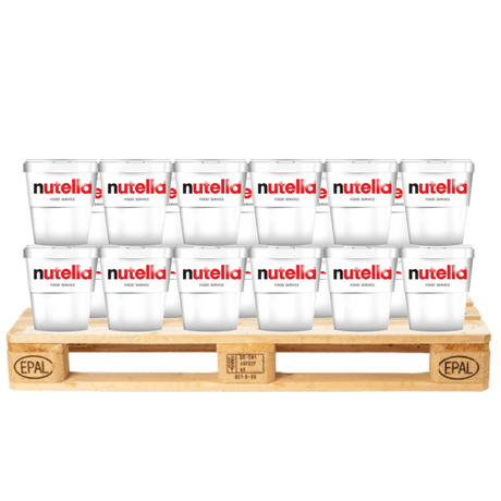 Produkt NUTELLA Kremy i smarowidla 30x Krem czekoladowy NUTELLA do smarowania z orzechami laskowymi i kakao 3 kg K_011736_30