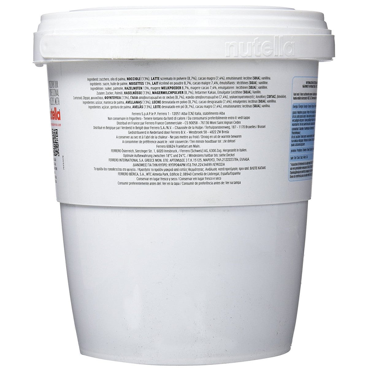 Produkt NUTELLA Kremy i smarowidla Krem czekoladowy NUTELLA do smarowania 3 kg Paleta 180 sztuk K_011736_180