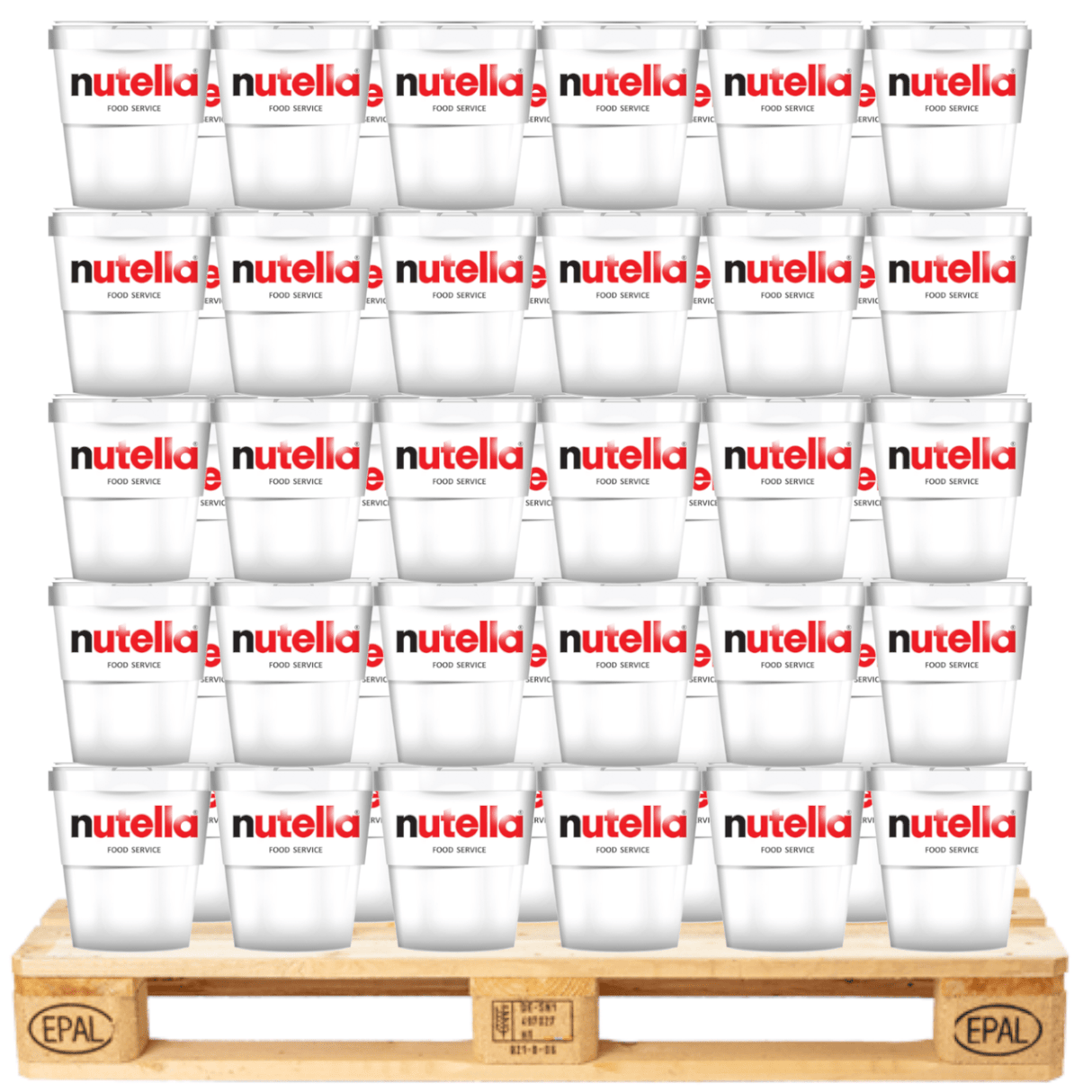 Produkt NUTELLA Kremy i smarowidla Krem czekoladowy NUTELLA do smarowania 3 kg Paleta 180 sztuk K_011736_180