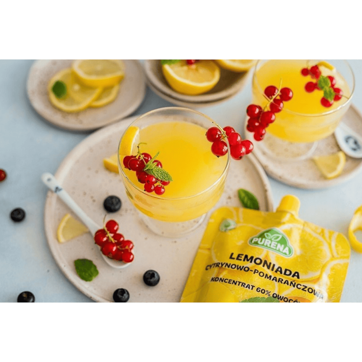 Produkt PURENA Lemoniada Lemoniada cytrynowo pomarańczowa Koncentrat PURENA 340g 002862