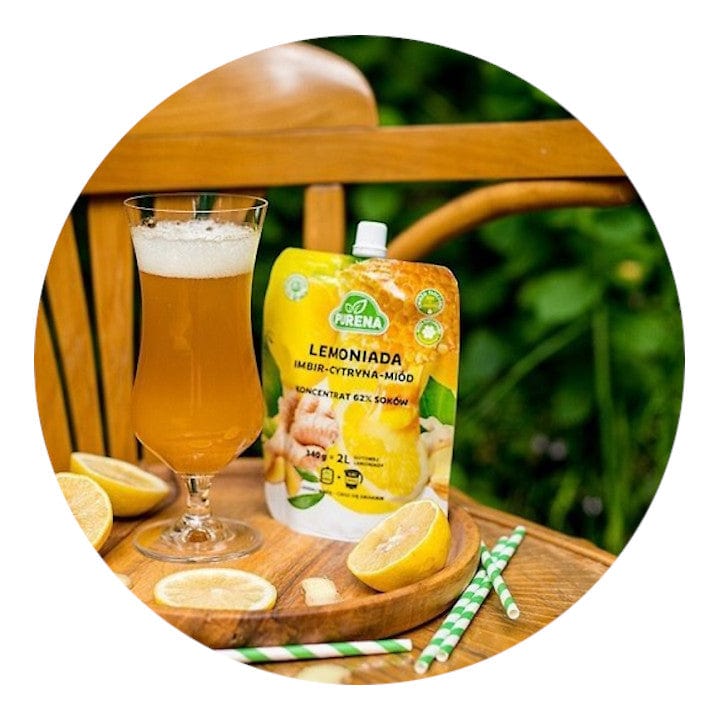 Produkt PURENA Lemoniada Lemoniada imbir-cytryna-miód PURENA koncentrat na 2l 340g 002863