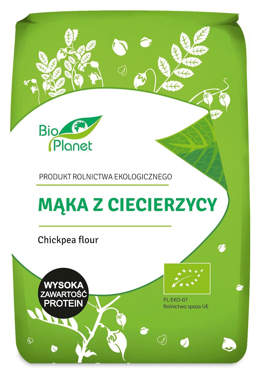Produkt BIO PLANET - seria MĄKI I SKROBIE MĄKA Z CIECIERZYCY BIO 800 g - BIO PLANET 5907738152856