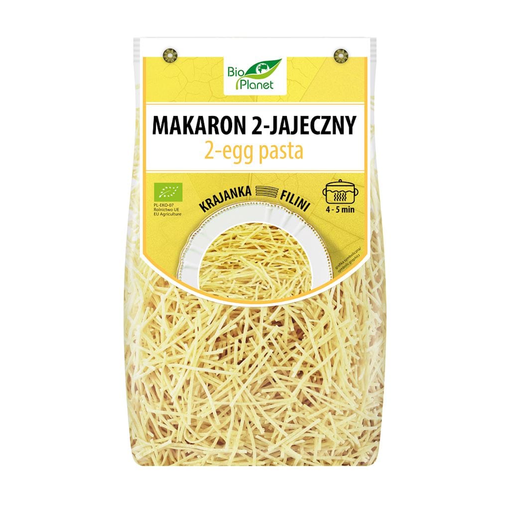 Produkt BIO PLANET - seria INNE MAKARON (2-JAJECZNY) KRAJANKA BIO 250 g - BIO PLANET 5902983782087