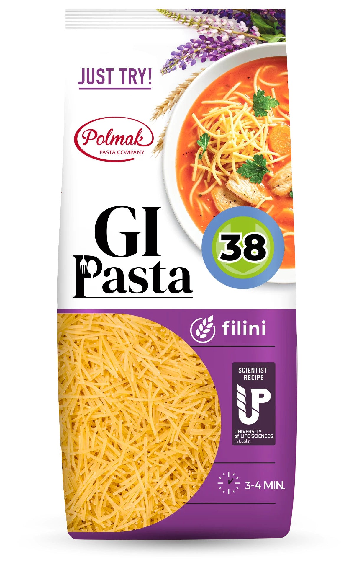 Produkt GI PASTA Makaron Makaron GI PASTA Filini 6x 250g z niskim indeksem glikemicznym 004762