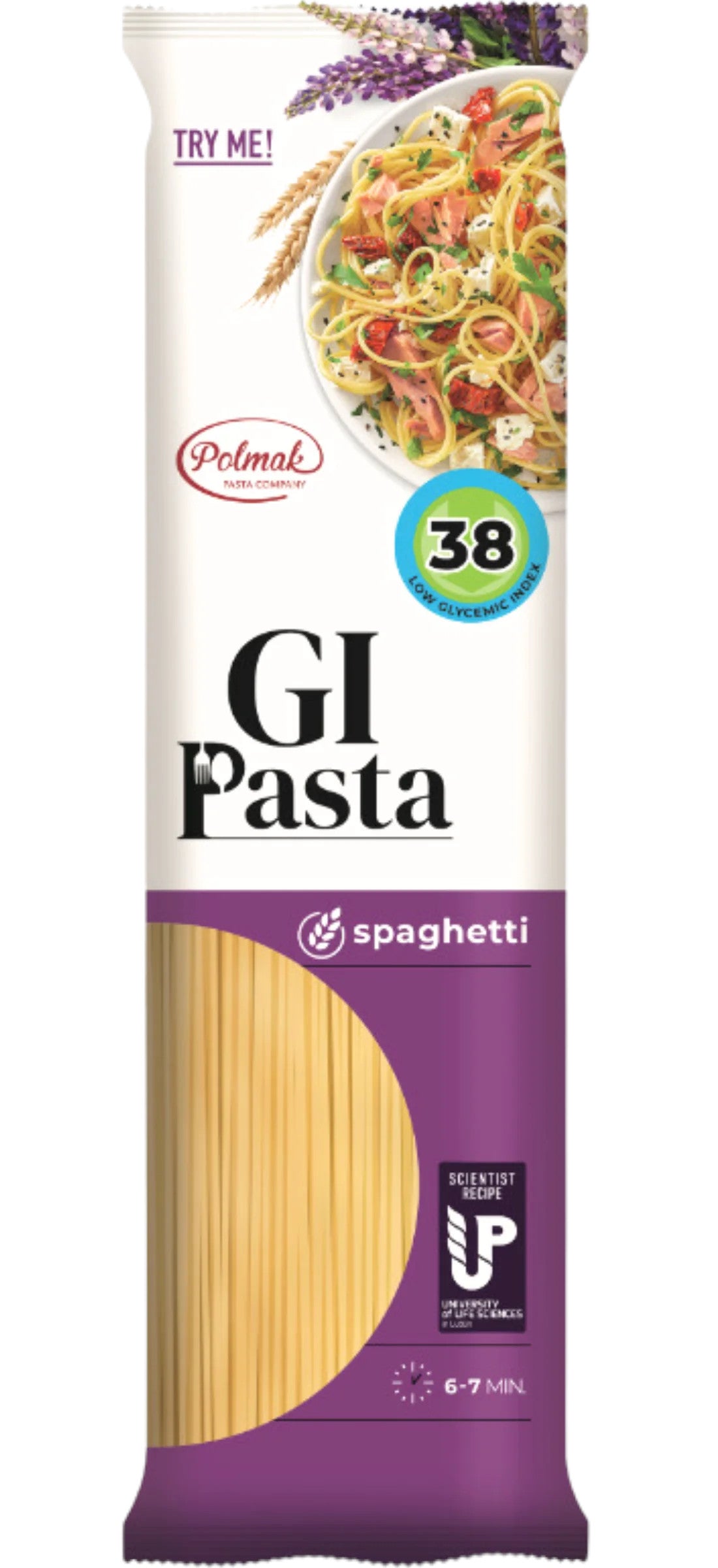 Produkt GI PASTA Makaron Makaron GI PASTA Spaghetti 6x 250g z niskim indeksem glikemicznym 004763