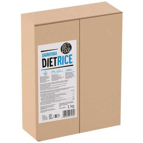 Produkt DIET-FOOD Makaron Ryż Shirataki Konjac DIET-FOOD 1kg 003133