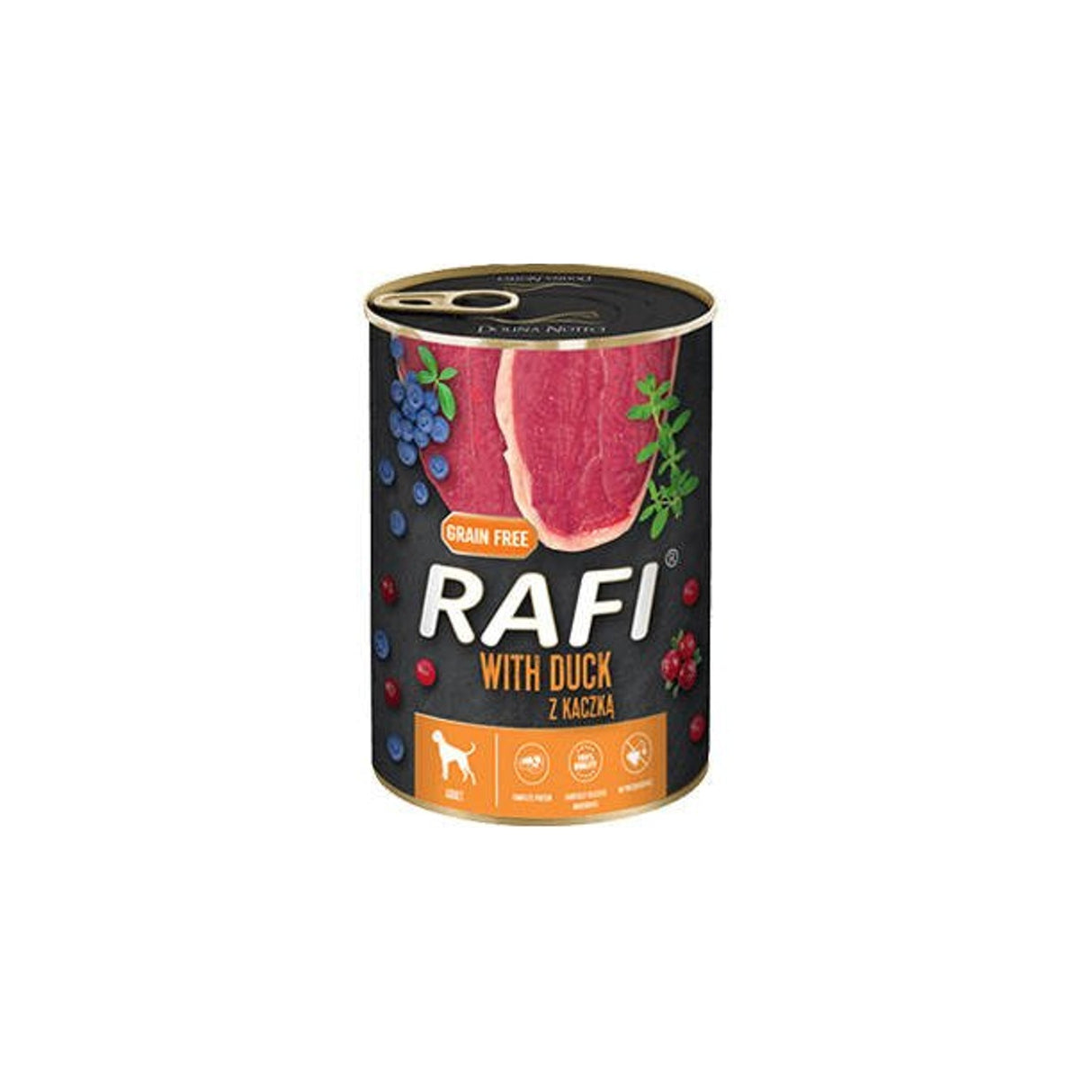 Produkt RAFI Mokra karma dla psa Karma mokra dla psa RAFI Dolina Noteci Mix smaków 24x 400g Z00651