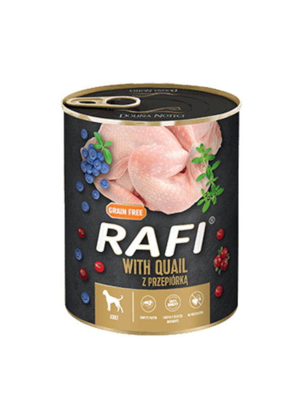 Produkt RAFI Mokra karma dla psa Karma mokra dla psa RAFI Mix z borówką i żurawiną 24x 800g Z00980