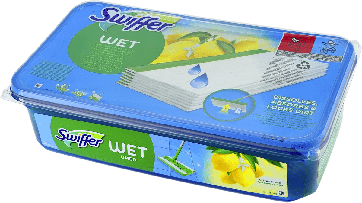 Produkt SWIFFER Mopy i wkłady Mokre chusteczki SWIFFER Zapas ściereczek do mopa 10szt 003403