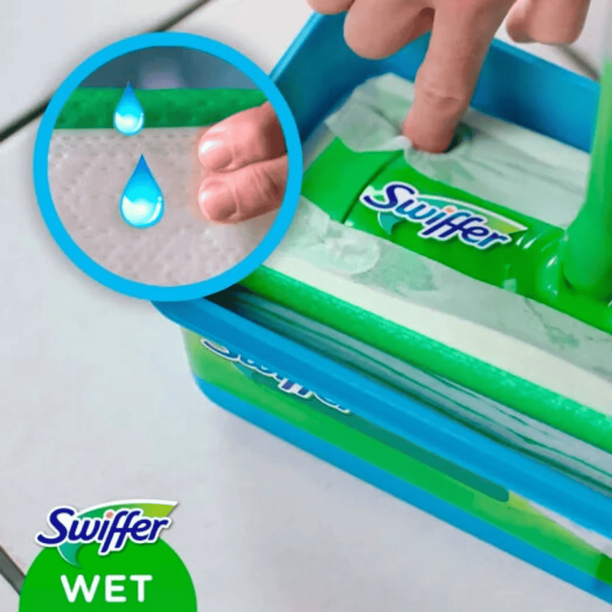 Produkt SWIFFER Mopy i wkłady Mokre chusteczki SWIFFER Zapas ściereczek do mopa 20szt 003405