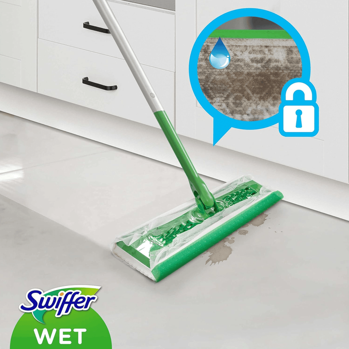Produkt SWIFFER Mopy i wkłady Mokre chusteczki SWIFFER Zapas ściereczek do mopa 20szt 003405
