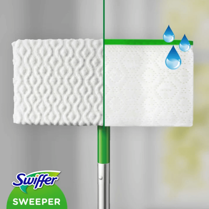 Produkt SWIFFER Mopy i wkłady Zestaw startowy SWIFFER XXL Mop + 8 suchych chusteczek + 3 mokre chusteczki 003401