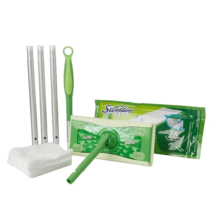 Produkt SWIFFER Mopy i wkłady Zestaw startowy SWIFFER XXL Mop + 8 suchych chusteczek + 3 mokre chusteczki 003401