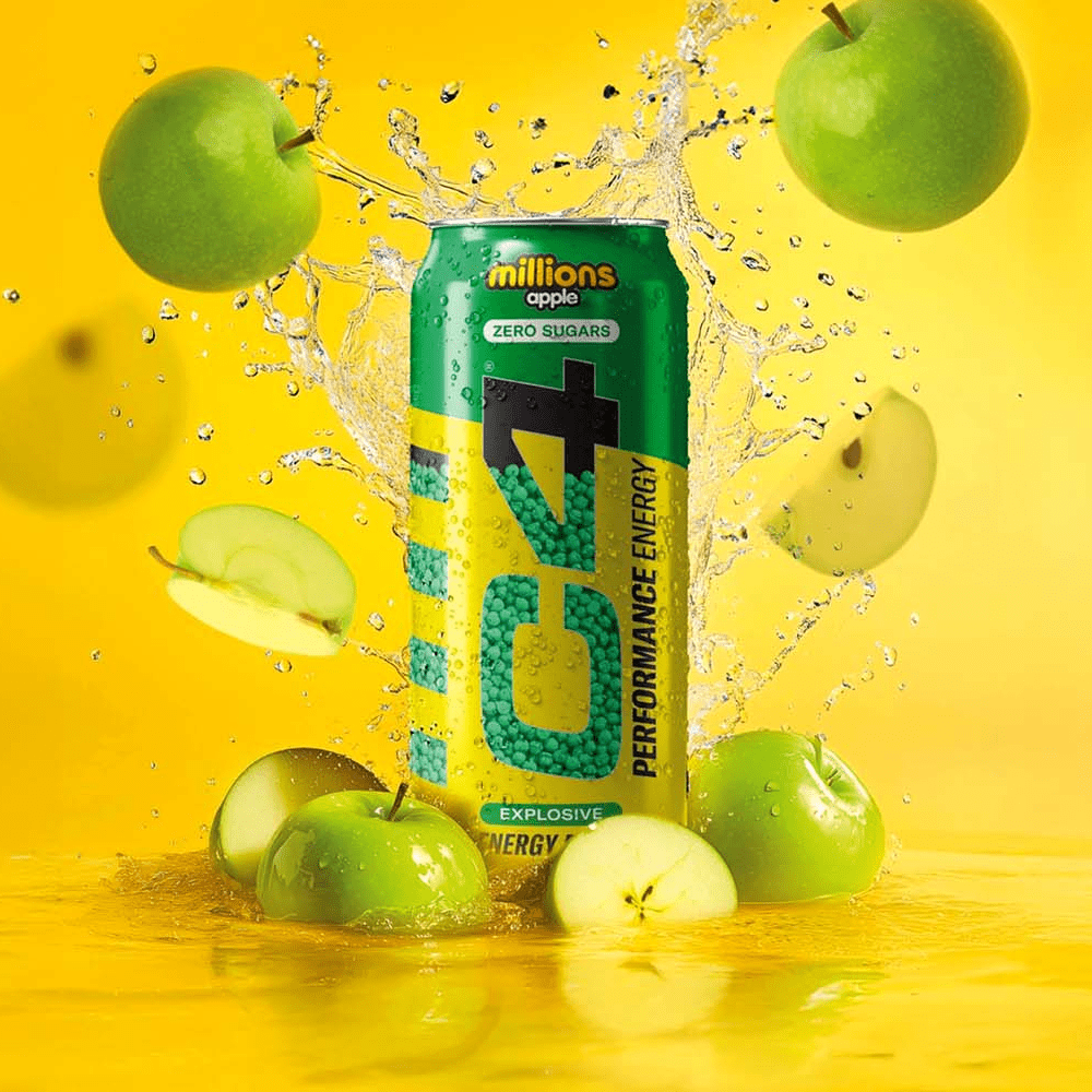Produkt Vollmart24.com Napój energetyczny C4 Millions Apple Zero Cukru Puszka 0,5l 003315