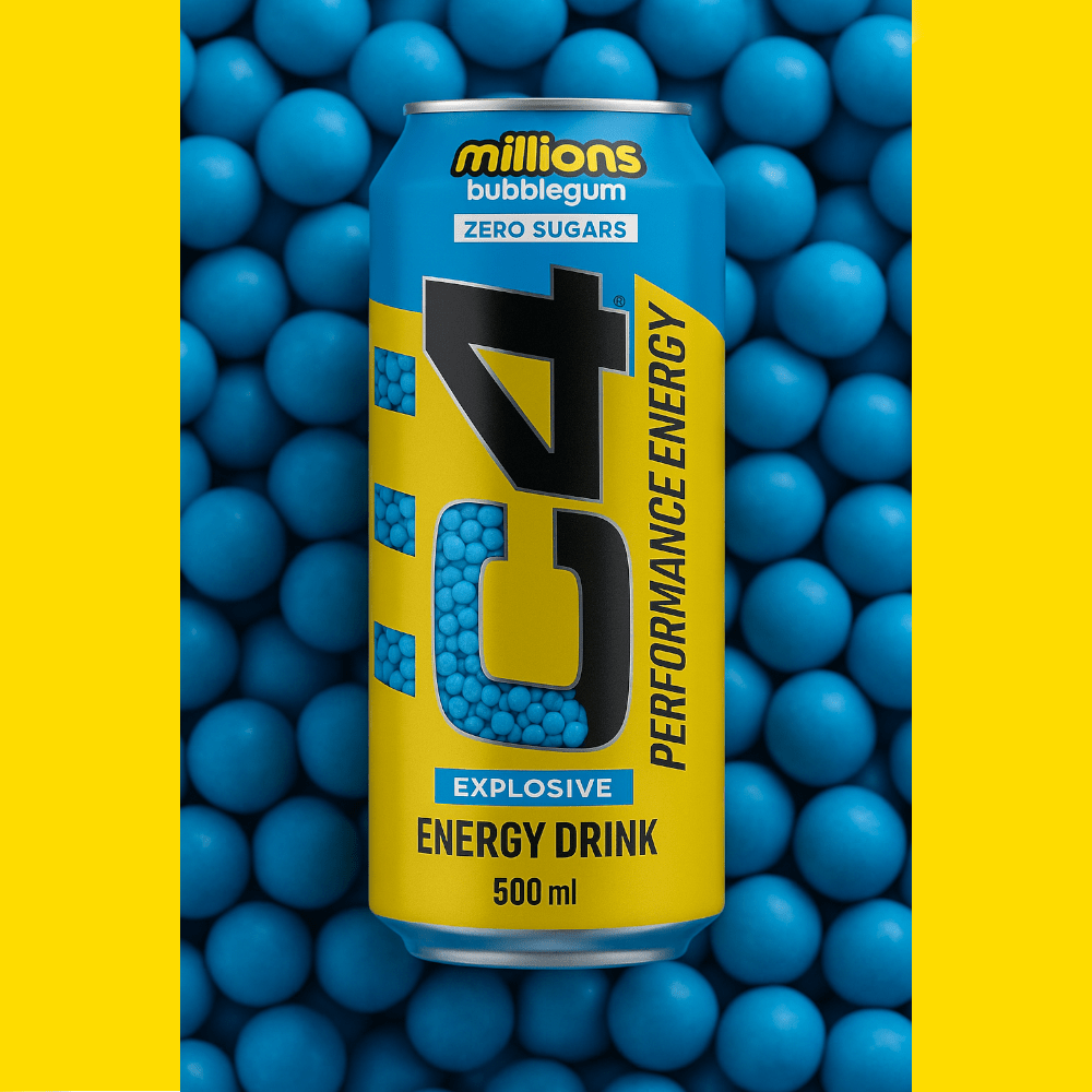 Produkt Vollmart24.com Napój energetyczny C4 Millions Bubblegum Zero Cukru Puszka 0,5l 003313