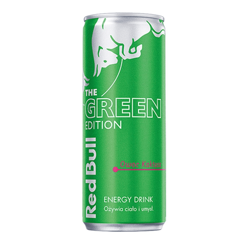 Produkt RED BULL Napoje energetyczne Napój energetyczny RED BULL Green Edition Kaktus Puszka 250ml 038672