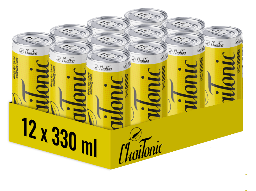 Produkt CHAITEA Napoje gazowane 12x Napój gazowany CHAITONIC Na bazie zielonej herbaty Puszka 0,33l K_003480_12