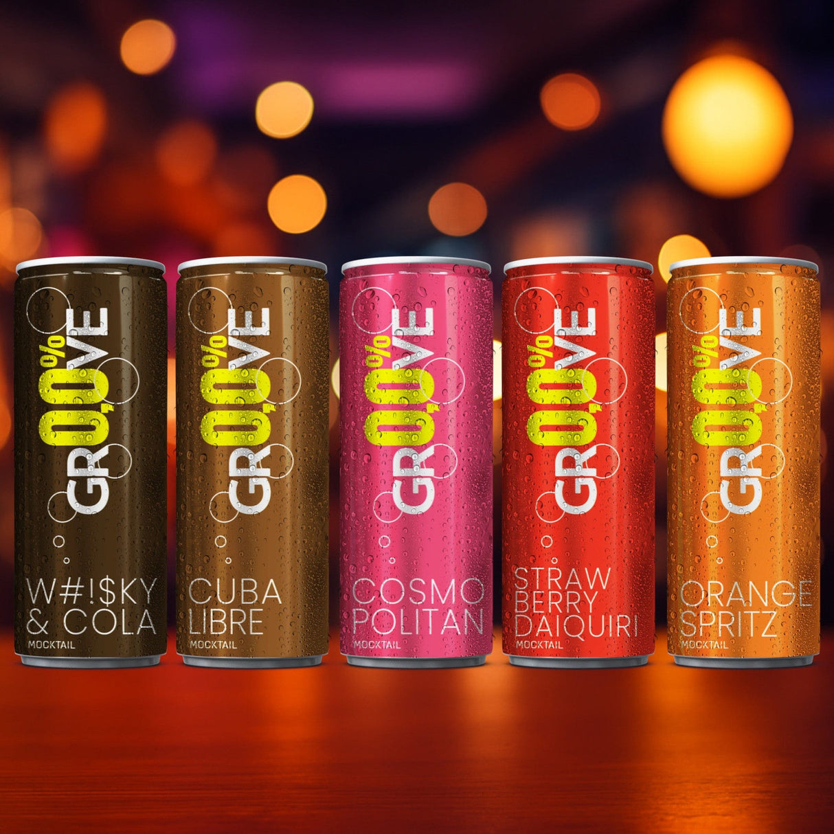 Produkt GROOVE Napoje gazowane 24x Napój bezalkoholowy GROOVE Cosmopolitan Mocktail koktajl drink 250ml K_003500_24