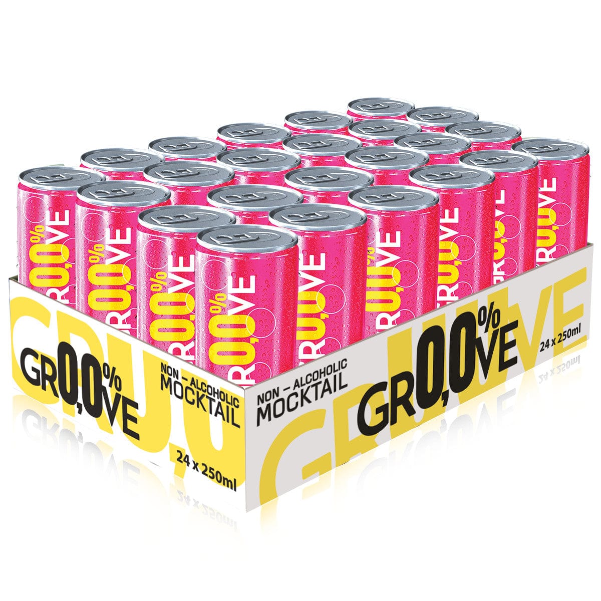 Produkt GROOVE Napoje gazowane 24x Napój bezalkoholowy GROOVE Cosmopolitan Mocktail koktajl drink 250ml K_003500_24