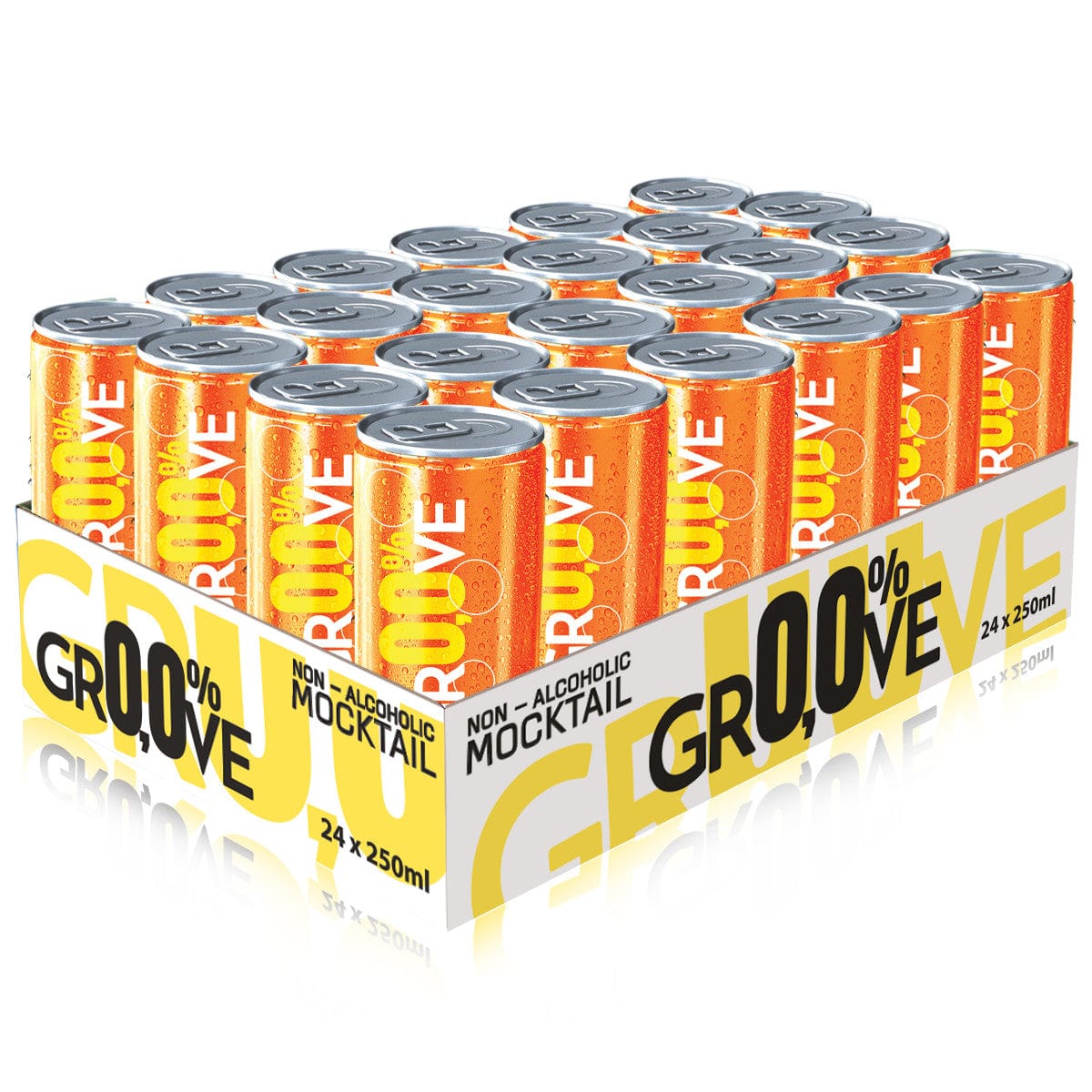 Produkt GROOVE Napoje gazowane 24x Napój bezalkoholowy GROOVE Orange Spritz Mocktail koktajl drink 250ml K_003498_24