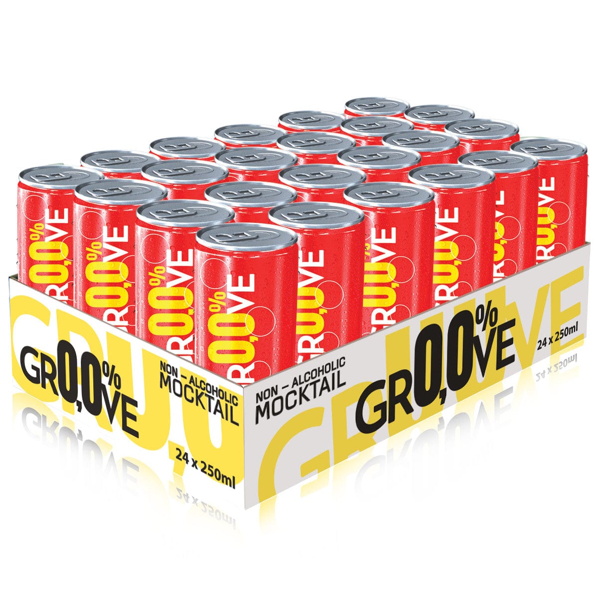 Produkt GROOVE Napoje gazowane 24x Napój bezalkoholowy GROOVE Strawberry Daiquiri Mocktail koktajl drink 250ml K_003499_24