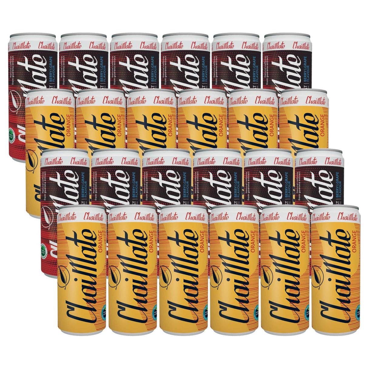 Produkt CHAITEA Napoje gazowane Napój gazowany CHAIMATE Orange + Berries&Grape yerba mate 24x 0,33l Z00933