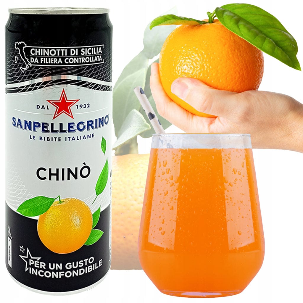 Produkt SAN PELLEGRINO Napoje gazowane Napój gazowany SAN PELLEGRINO Cytrusy Aranciata Chino 24x 330 ml Z00425