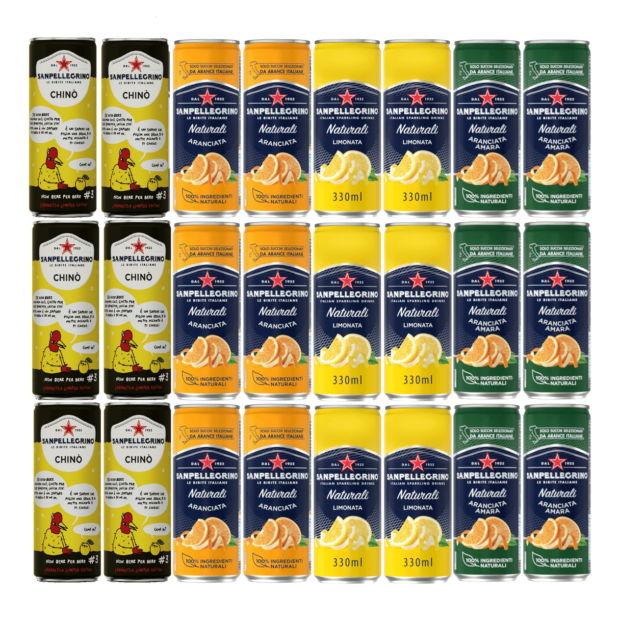 Produkt SAN PELLEGRINO Napoje gazowane Napój gazowany SAN PELLEGRINO Cytrusy Aranciata Chino 24x 330 ml Z00425