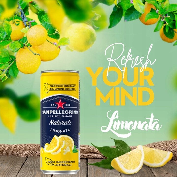 Produkt SAN PELLEGRINO Napoje gazowane Napój gazowany SAN PELLEGRINO Limonata 330 ml Paleta 2112 K_032515_2112