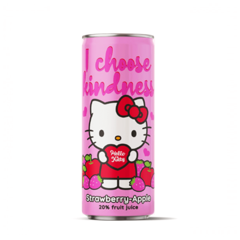 Produkt VITAMIZU Napoje gazowane Napój VITAMIZU Hello Kitty Strawberry Apple Puszka 250 ml 003077