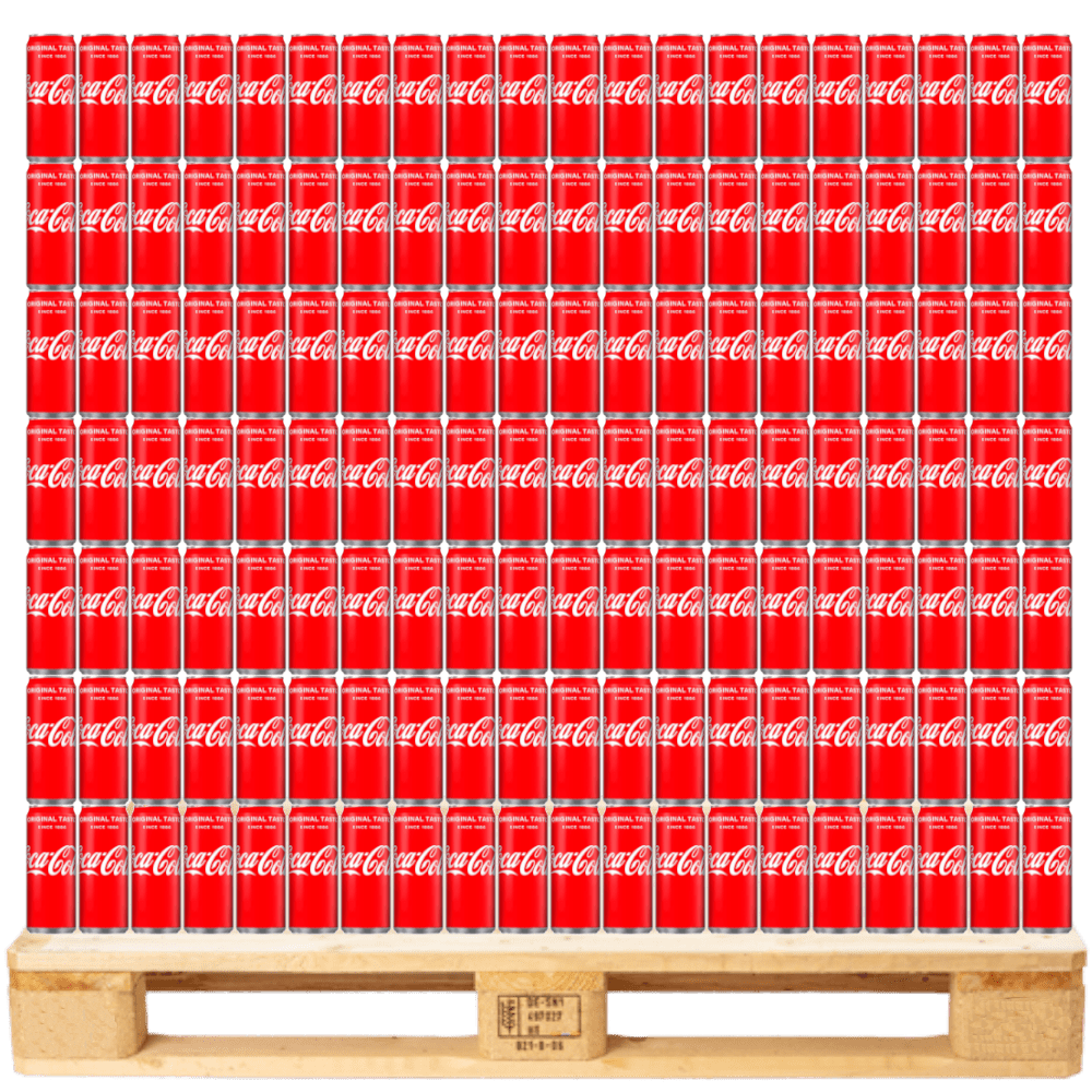 Produkt COCA COLA Napoje gazowane Paleta Napój gazowany COCA-COLA puszka wąska 2640x 330ml K_017350_2640