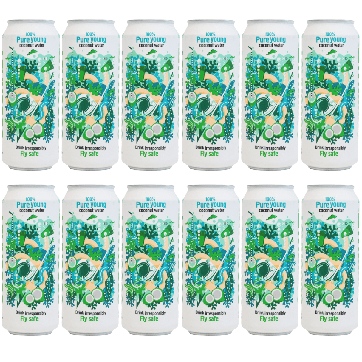 Produkt COCONAUT napoje kokosowe 12x Woda kokosowa COCONAUT z młodego kokosa 500ml K_038974_12