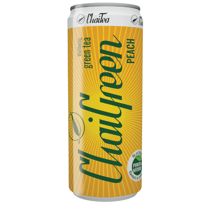 Produkt CHAITEA Napoje niegazowane Napój niegazowany CHAIGREEN Peach Lemon Jasmin Na bazie zielonej herbaty MIX 24x 0,33l Z00934