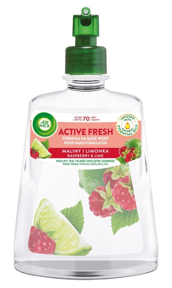 Produkt AIR WICK Odświeżacze powietrza Wkład do odświeżacza AIR WICK automatyczny Malina i limonka 228ml 052506