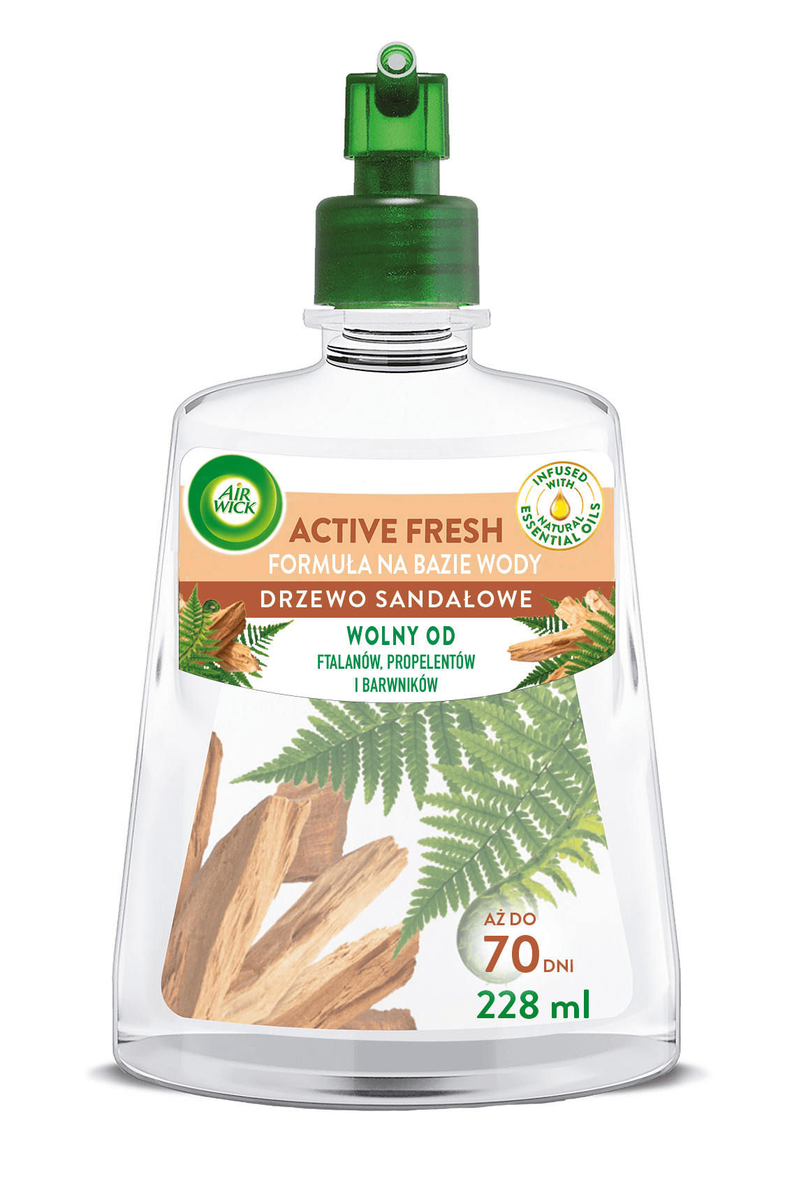 Produkt AIR WICK Odświeżacze powietrza Wkład do odświeżacza AIR WICK Drzewo Sandałowe 228 ml 004217