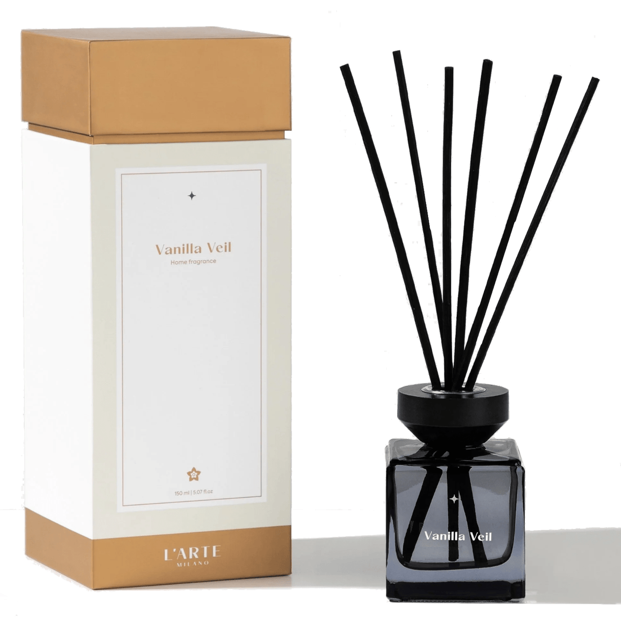 Produkt L'ARTE MILANO Odświeżacze powietrza Zapach do domu L'ARTE MILANO "Vanilla Veil" 150 ml 052837