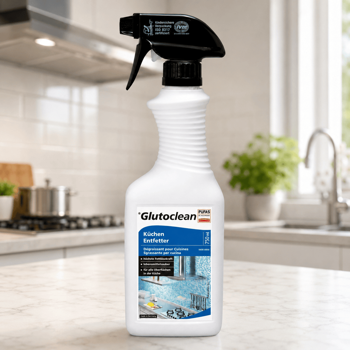 Produkt PUFAS Odtłuszczacz do kuchni PUFAS Glutoclean Kitchen Grease Remover 750ml 006149