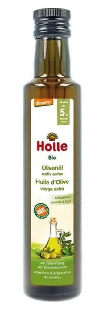 Produkt HOLLE (żywność dla niemowląt) OLIWA Z OLIWEK EXTRA VIRGIN OD 5 MIESIĄCA DEMETER BIO 250 ml - HOLLE 7640161878952