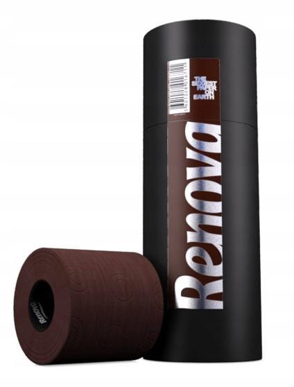 Produkt RENOVA Papier toaletowy Papier toaletowy RENOVA Tube Brown 3 szt 006459