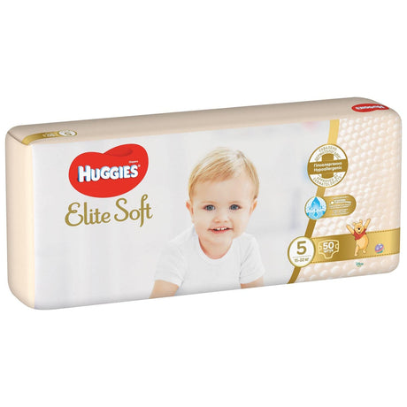 Produkt HUGGIES Pieluchy HUGGIES Elite Soft Mega 5 (11-25kg) pieluchy 50 sz 030800
