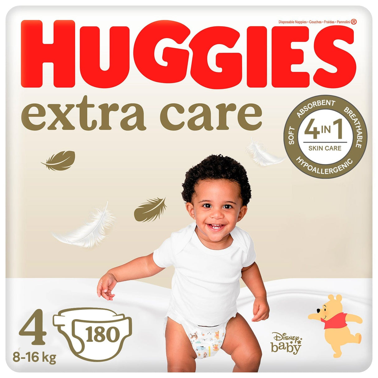 Produkt HUGGIES Pieluchy Pieluchy HUGGIES Extra Care 4 (8-16kg) 180 szt K_038111_3