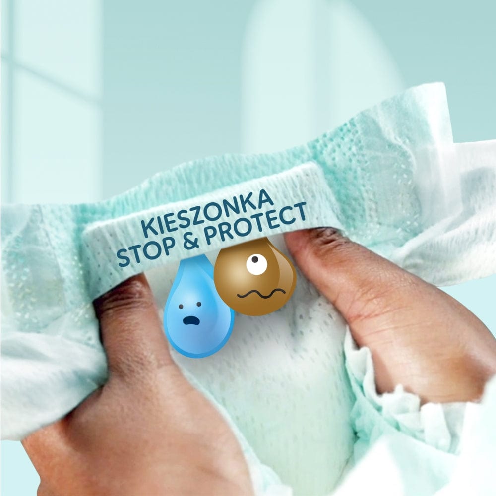 Produkt PAMPERS Pieluchy Pieluchy PAMPERS Premium Care Skin Comfort rozmiar 1 (2-5 kg) 26 szt Paleta 280 opakowań K_032411_280